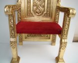 Tron Arhieresc placat cu aur